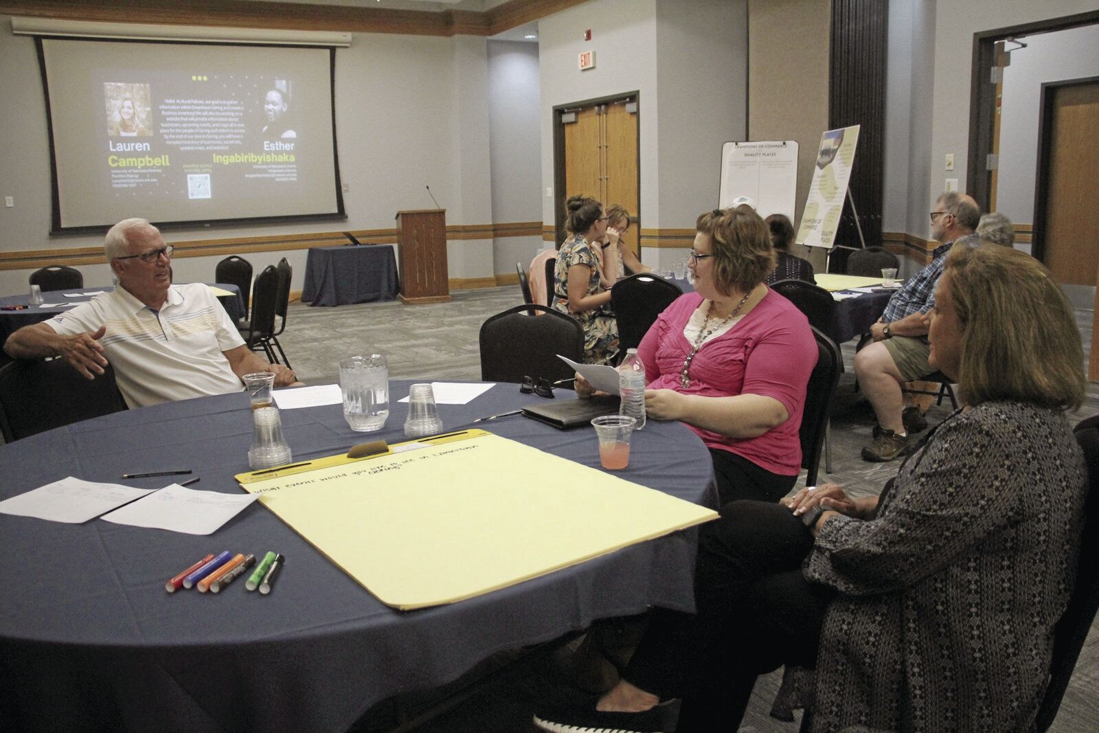 Residents suggest improvements for downtown Gering at open house event